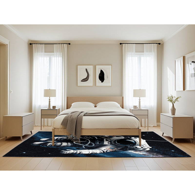 Tapis gris lavable à la machine, Rectangle 5 pi x 8 pi