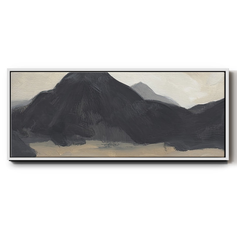 Mountain Range VII - Toile encadrée, H 24 po x l 60 po