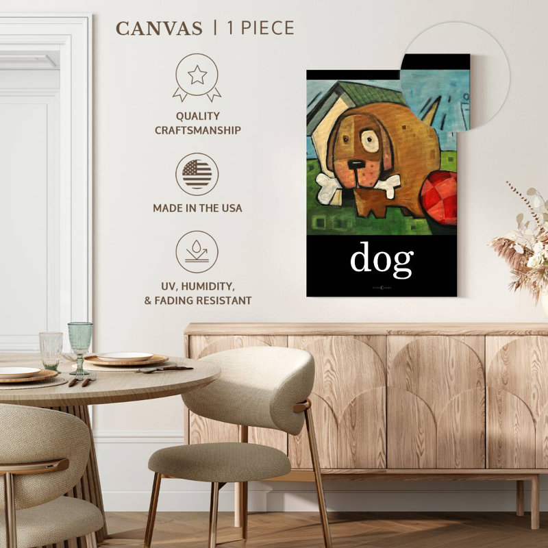 Affiche pour chien, H 24 po x l 16 po