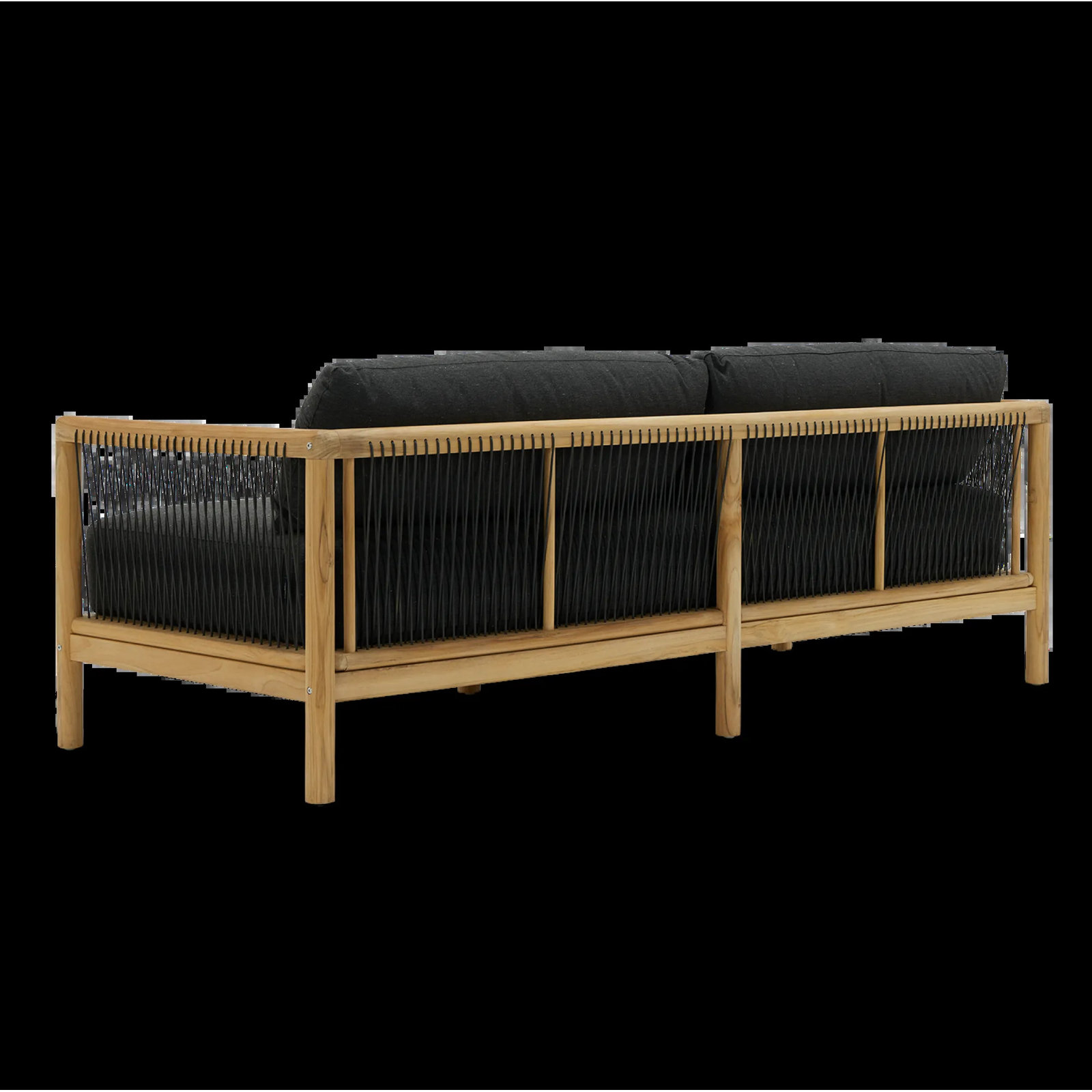 Reel Collection 82" Sunbrella® Patio Sofa, Sunbrella Heritage Char