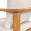 Ensemble de 2 fauteuils de salle à manger d'extérieur en bois d'acacia massif Kaja