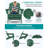Foldable Outdoor Adirondack Chair-768879238