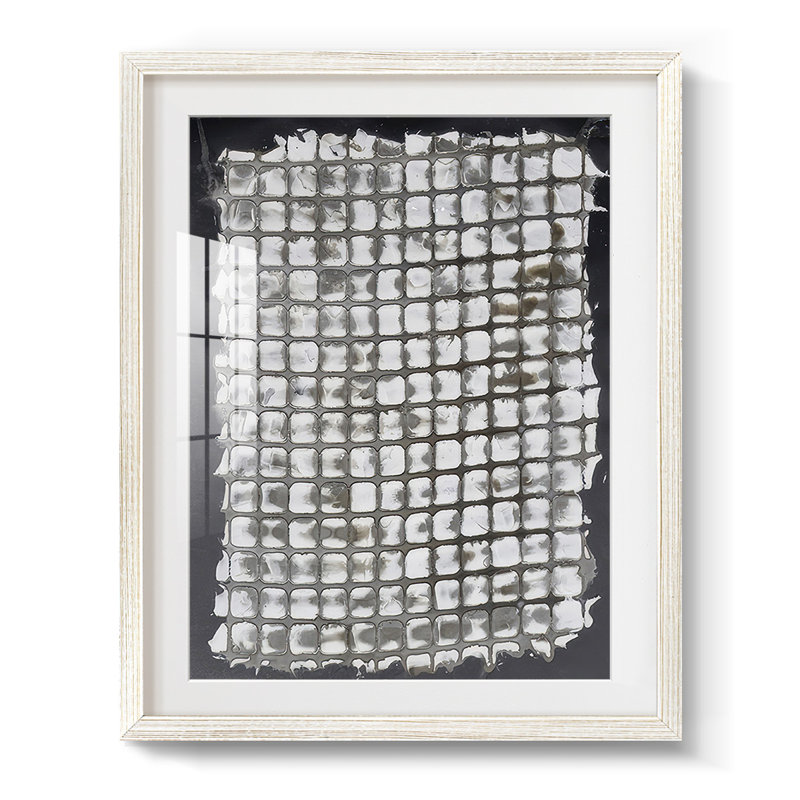 Imprimé Mercurial II - Impression encadrée, H 28,5 po x l 20,5 po, Blanc