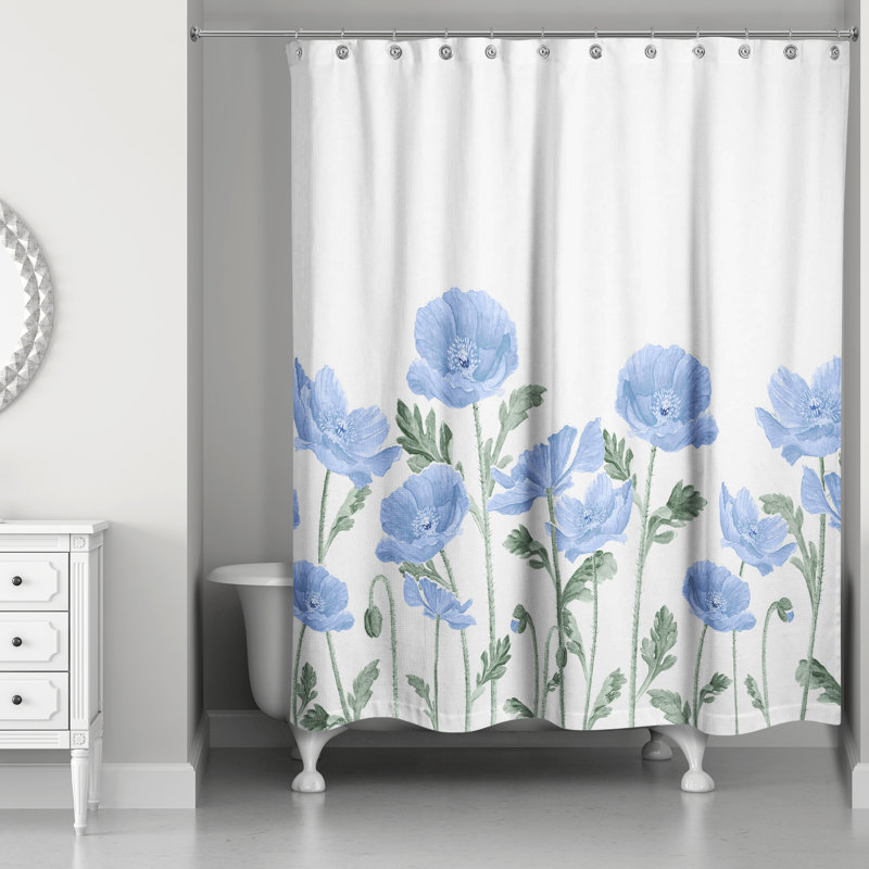 Claudia Wildflower Field Single Shower Curtain