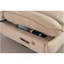 Chargeur inclinable électrique pivotant et pivotant USB avec lecteur de musique Bluetooth fonction différente sommeil travail et loisirs CD-8991Model Camel Leathaire