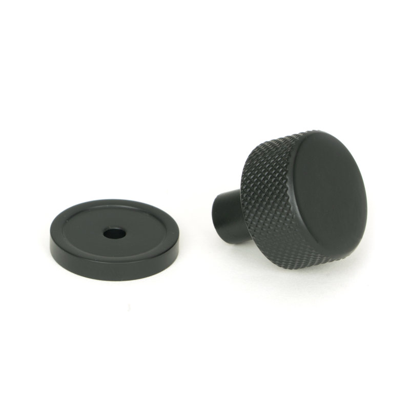 Round Knob, 2.5 cm, Matt Black