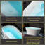 Baignoire autoportante de luxe contemporaine en résine de couleur unie mat L 66-7 / 8 "x l 29-7 / 8" Cove WOODBRIDGE