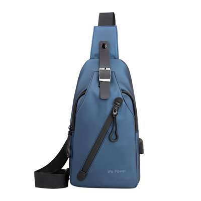 Backpack Men's Outdoor Chest Bag Trend USB Chest Bag Sports Crossbody Bag Business Backpack