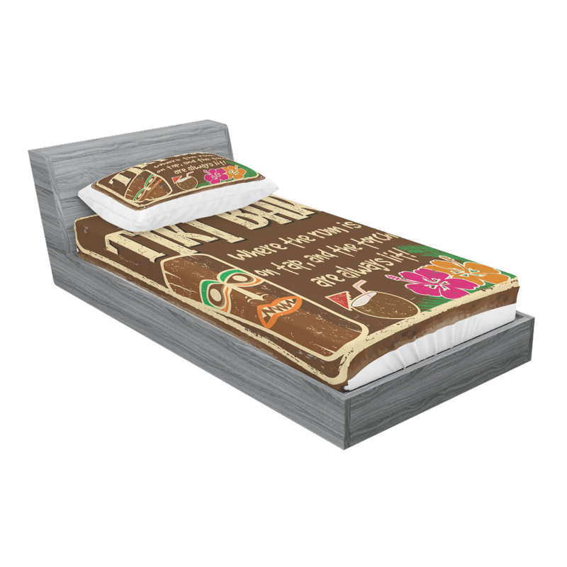 Microfiber Sheet Set, Twin XL Sheet Set with Fitted Sheet