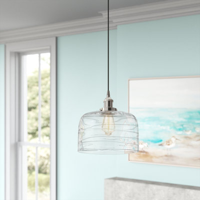 Luminaire suspendu en forme de cloche à 1 lumière Peggie