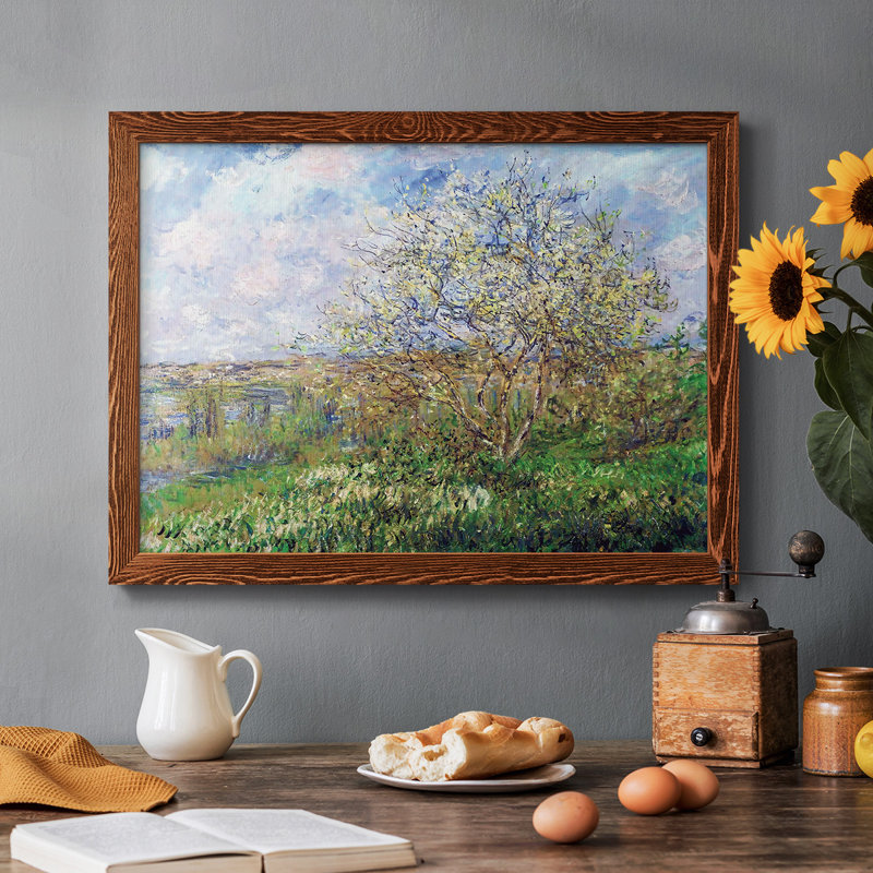 Springtime, 1880, reproduction d'art sur toile, Érable, H 14 po x l 20 po x P 1,5 po