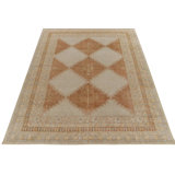 Distressed Homage Wool Geometric Area Rug
