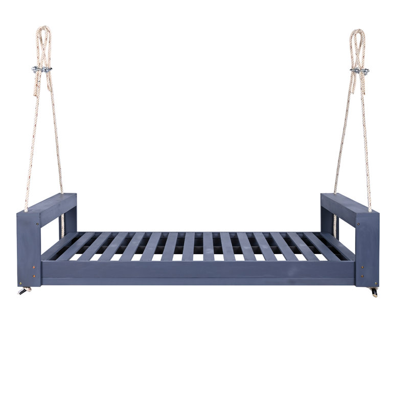 Balancelle de véranda minimaliste rustique Holtzclaw, Gris
