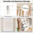 Angelia 23.6"-139.3" W Closet System with Rods and Drawers, 2-11.6 ft Ajustable Reach-in Closet Organizer-373079002