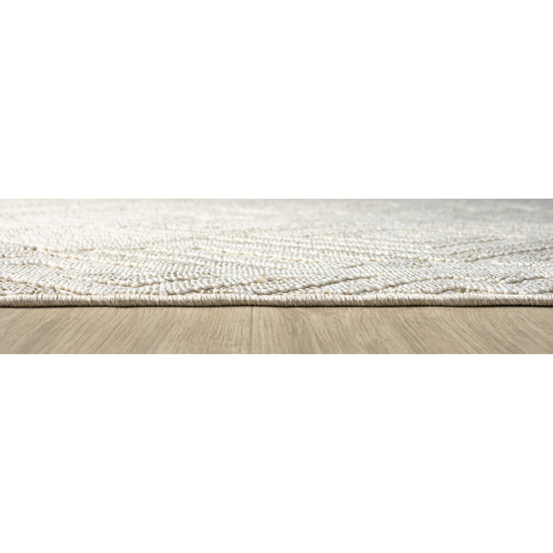 Crosshatch Power Loomed Indoor/Outdoor Rug, Rectangle 2'3" x 3'3"