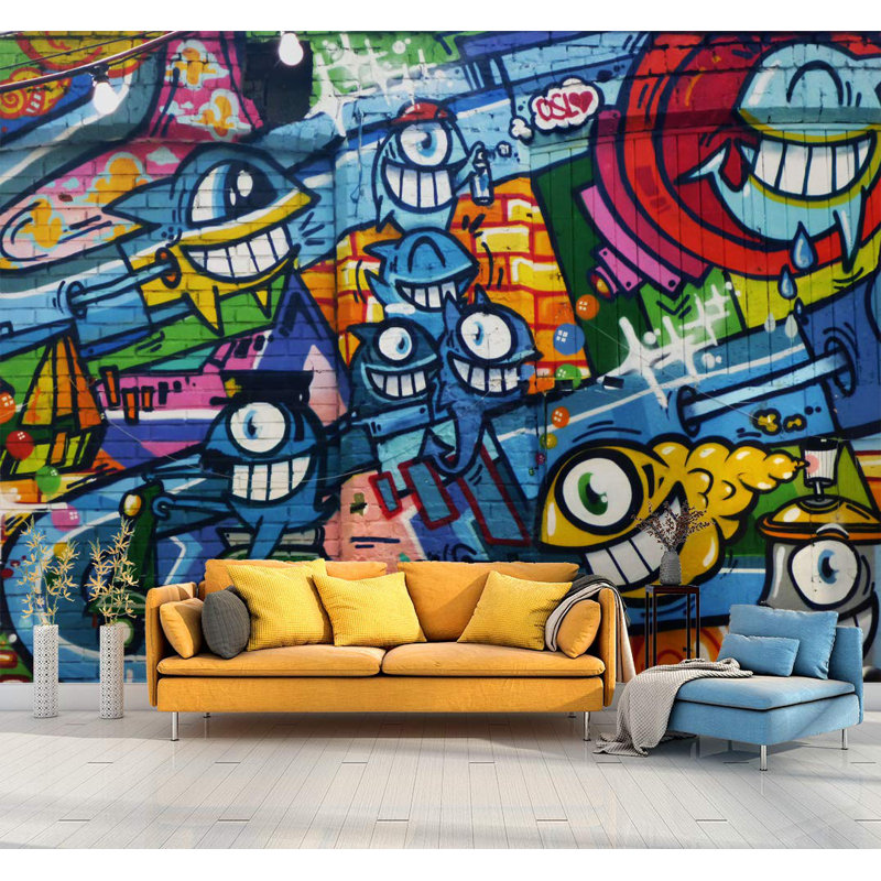 Peinture murale vibrante Graffi Street Paint, L 66 po x l 96 po