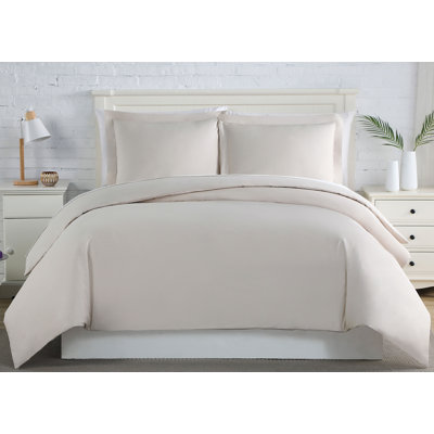 Southshore Fine Linens Classic Collection 300-threac count Cotton Percale Duvet Cover Set