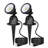 Matte Black Plug-in Integrated LED Metal Spotlight Pack