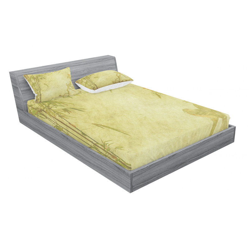Microfiber Sheet Set, Queen Sheet Set with Fitted Sheet