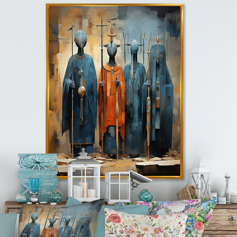 Tribus d'Afrique Dogon Mali IV - Tribus d'Afrique, impressions sur toile, H 32 po x l 16 po x P 1 po