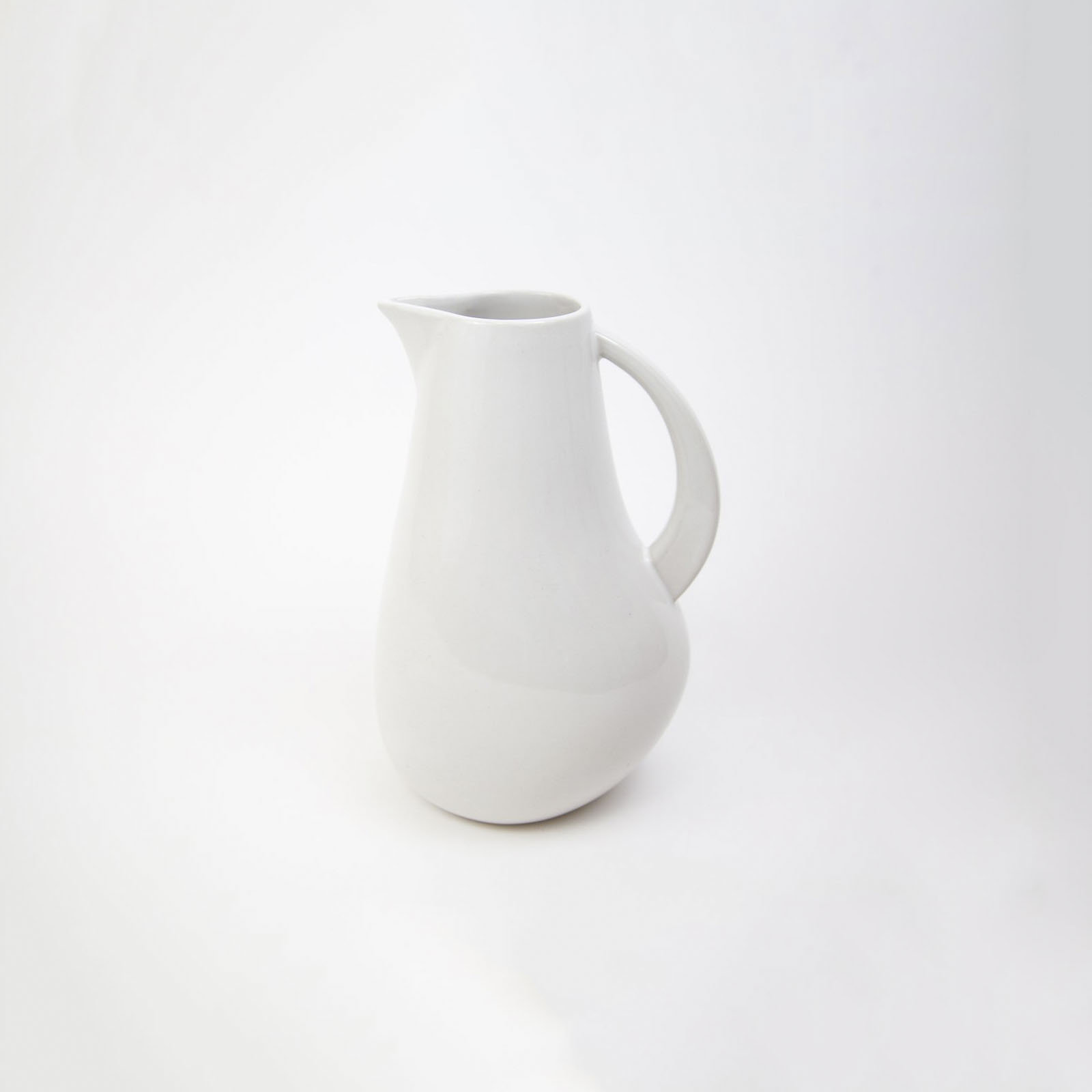 Borgen 72oz. Stoneware Pitcher, Pearl