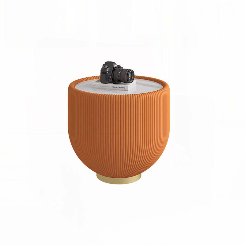 Table basse en forme de tasse, Orange