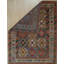 Tapis brun traditionnel en laine noué à la main 8 x 10 po Starburst