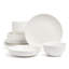 over&back Coupe 12-Piece Semi Hand-Finished Stoneware Dinnerware Set-99305512