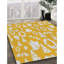 Jaune Gauss/Tapis décoratif blanc-686363723