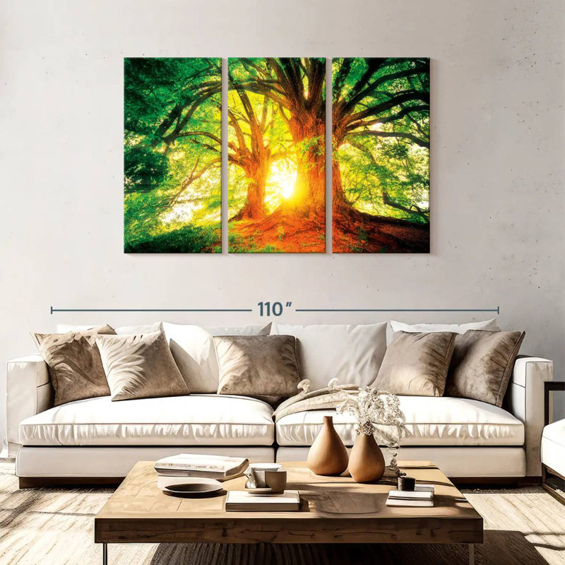 Harnek Old Oak Trees, 48" H x 74" W