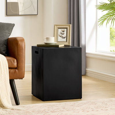 Tables de bout portatives, cube en oxyde de magnésium, décor moderne compact pour la maison