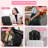 12” Portable Makeup Organizer Makeup Tool Case With Led Mirror