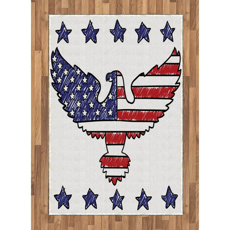 Animal High Density Long Fiber Poly Threads Decorative Area Rug Carpet, Rectangle 4' x 5'8"