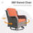 Rocking Swivel Patio Wicker Lounge Chairs With Cushions And Table-183102882-183102889