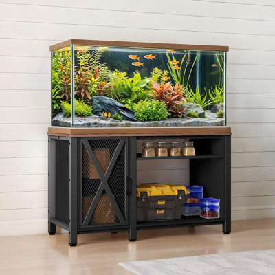  Support d'aquarium de 55 à 75 gallons avec prises de courant
