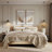 3 Piece Cotton Quilt Set Linen-130473064