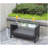 Outdoor patio Furniture  Coffee Table with clear tempered glass