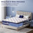 Huynh Sleep 10"/12"/14" Medium Firm Cooling Gel Memory Foam Hybrid Mattress in a Box - Individually Wrapped Pocket Coils, Pressure Relief, CertiPUR-US Certified-1111880322-1112990977
