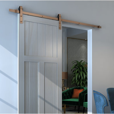 Rail System Standard Single Barn Door Hardware Kit -  Renin, SB78RR-BC-ECOM