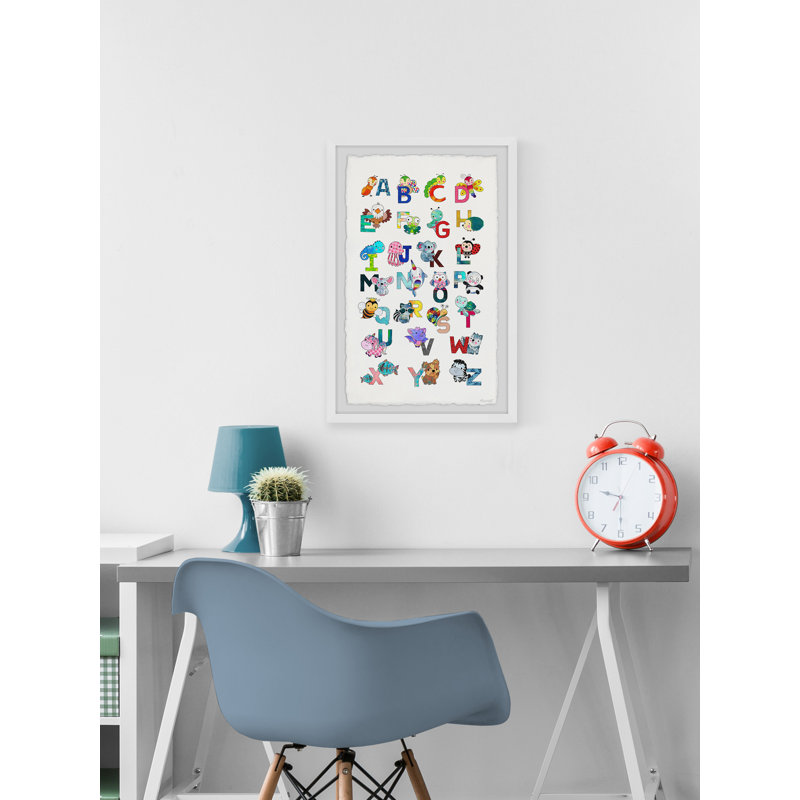 «Omri All Animals», reproduction encadrée, H 24 po x l 16 po x P 1,5 po