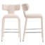 Tabouret de comptoir rembourré avec pieds en métal-646789458