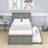 Deshannon Twin Size Wood Bed with Trundle-1846868405