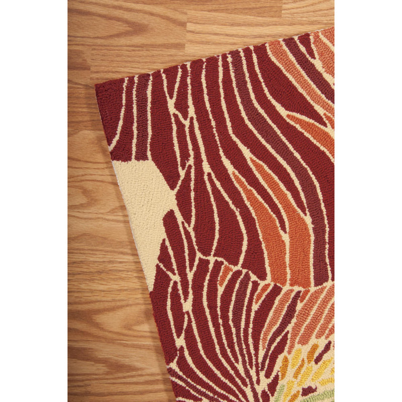 Tapis crocheté à la main Aubuchon, Rectangle 5 pi x 7 pi 6 po