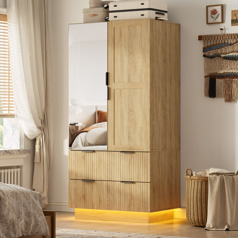 Armoire-penderie à 2 portes Armoire