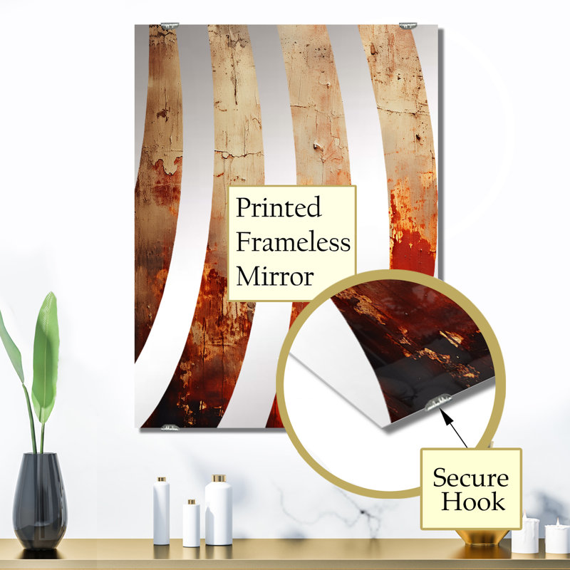 Miroir mural Dogus - Abstract Collages, 32 po x 24 po