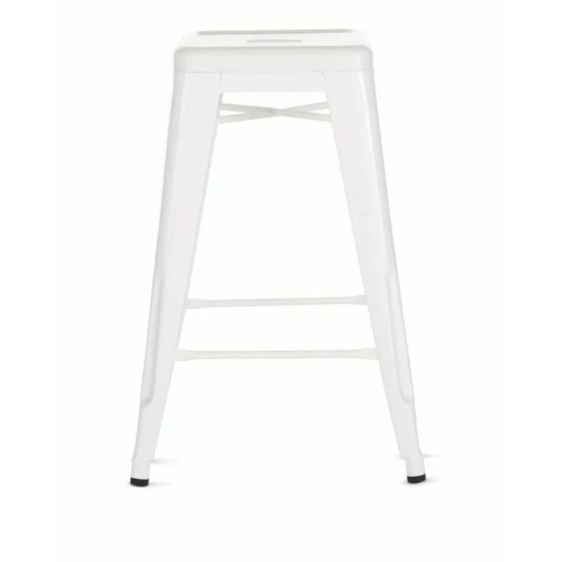 Guillen Metal Stool, White