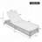 Rattan Patio Outdoor Lounge Chair with 5-Position Backrest-1419320595-1424320410