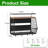 Magnetic Shelf For Fridge With Wood Lid
