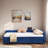 Upholstered Daybed With Trundle And Usb-1258283944