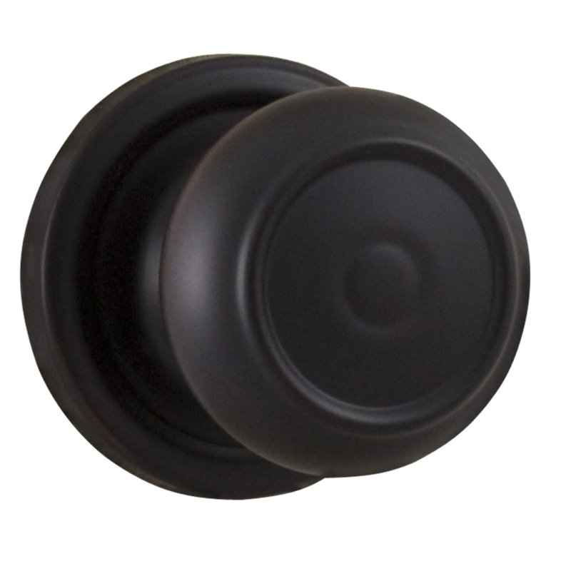 Savannah Single Dummy Round Knob, Oil Rubbed Bronze